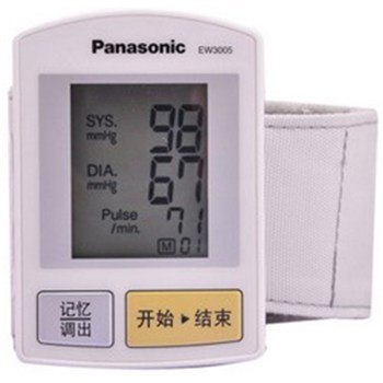 松下电子血压计EW-3005-家用全自动腕式血压仪器仪表