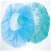 仙桃玲羊  100只装18到28英寸一次性透气舒适白色PP无纺布圆帽医生帽护士帽  Lyrc