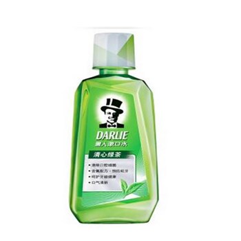 黑人（DARLIE）清心绿茶 漱口水 500ml