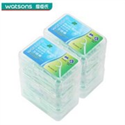 屈臣氏薄荷圆线多效护理牙线棒50支X3盒