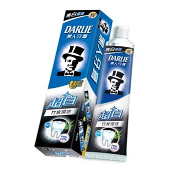 黑人（DARLIE）超白 牙膏（竹炭深洁）（新老包装随机发放） 190g