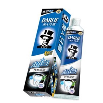 黑人（DARLIE）超白 牙膏 （竹炭深洁）（新老包装随机发放）190g