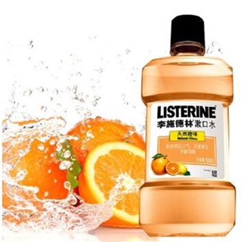 李施德林漱口水天然橙味500ml