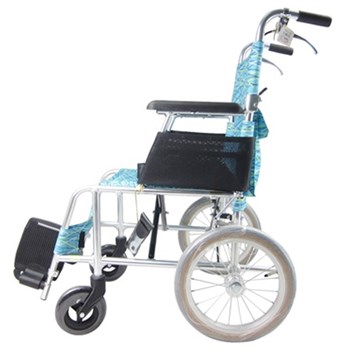日进/中进轮椅NAH-L7超轻看护轮椅铝合金