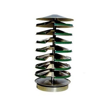盛德SHD-826-钢塑、不锈钢旋转式药盘架