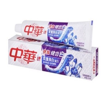 中华(ZHONGHUA)优加健齿白 深海晶盐牙膏200g