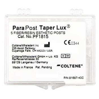 瑞士康特高强度玻璃纤维预成根管桩(锥状透明)(1.25mm 红色)/PF1815