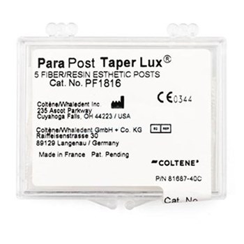 瑞士康特高强度玻璃纤维预成根管桩(锥状透明)补充装 6#(1.50mm 黑色)/PF1816