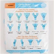 派克顿 蓝色塑料牙托 中号M 上颌 有孔  YMTPS413