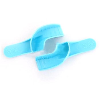 派克顿 蓝色塑料牙托 右上/左下 无孔 YMTPSN418