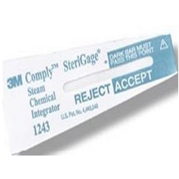 3M 压力蒸汽灭菌包内指示卡 爬行式 1243A 