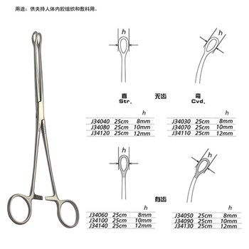 金钟 基础器械 海绵钳