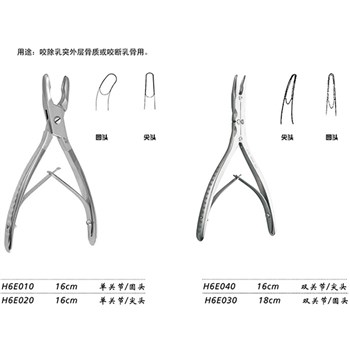 金钟 耳科器械 乳突咬骨钳