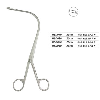 金钟 咽喉科器械 间接喉钳 