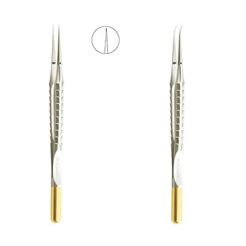 金钟 显微器械 09版镀金显微镊