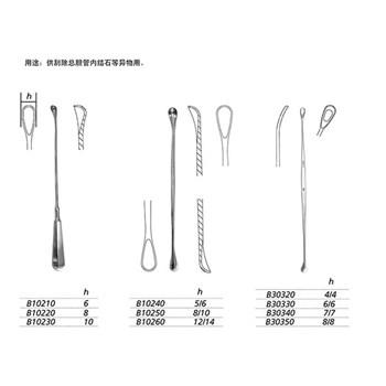 金钟 普通 肝胆外科器械 胆石匙