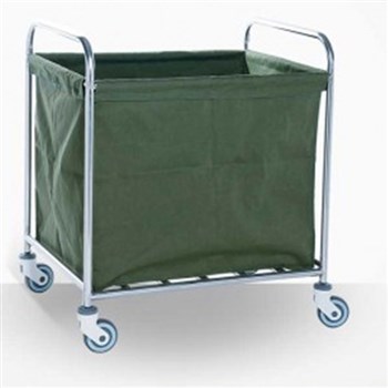 方格 不锈钢污衣袋车B25