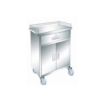 恒跃不锈钢麻醉仪器车SAI-01