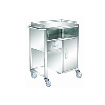 恒跃不锈钢麻醉车SAI-03