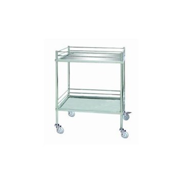 恒跃不锈钢凹面治疗车SMT-05