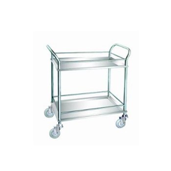 恒跃双层弯扶手治疗车SMT-DB