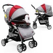 康贝手推车LT-3R 0-3岁莱特双向婴儿推车(光灰红、光灰绿)