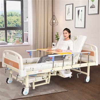 合佳 hejia 护理床 老年人家用多功能病床 医院瘫痪病人康复家庭手动升降翻身非电动 中曲护理床