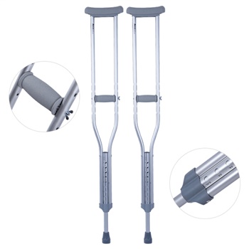 善行者 加厚腋下拐杖(两支) 铝合金防滑可伸缩SW-C02