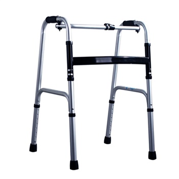 雅德 助行器轻便助步器/铝合金拐杖四脚拐  YC8202不带轮款