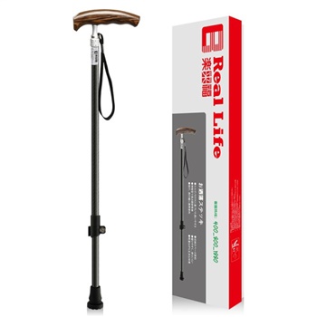 乐来福 REALLIFE 可伸缩碳素拐杖手杖RL-U8