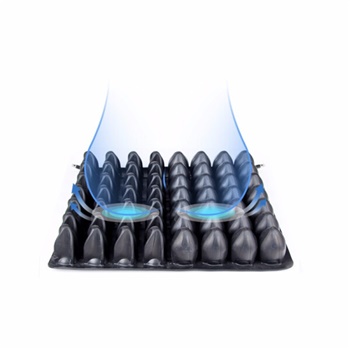 AUDICON （澳迪康）臀部健康充气坐垫减压疮垫防褥疮坐垫 氯丁橡胶充气坐垫（46*41*7cm）