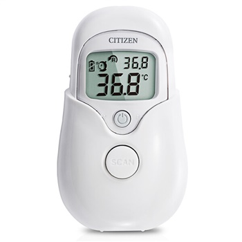 西铁城 红外线电子体温计（额温枪）白色 TH30F