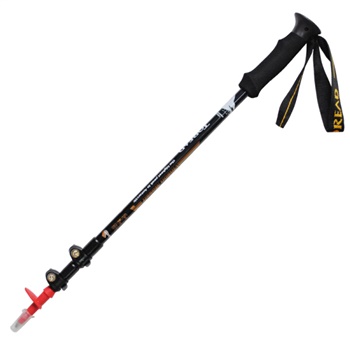 探路者 TOREAD 户外徒步登山杖 伸缩三节外锁 ZEKF80387 深灰