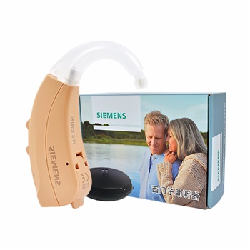 西门子 助听器 第3代新音乐Intuis无线隐形充电式12通道 新音乐2M 90分贝+充电套装+3D耳模+防丢绳