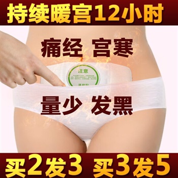 恋瑶 暖宫贴宫寒贴痛经贴艾草贴 1盒（4片装）