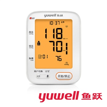 鱼跃 YUWELL 家用全自动电子血压计（上臂式）YE680CR