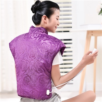 睡得康 电热马甲(加长护肩-紫色)