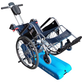 和美德 电动爬楼轮椅 履带式蓝色 savaria ROBY 