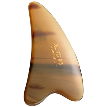 采药师 牛角刮痧板 三角单口厚款