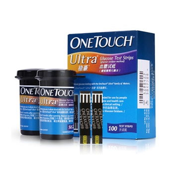强生 血糖试纸(稳豪型) 适用于倍优和倍易血糖仪（100片试纸）
