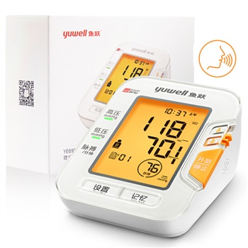 鱼跃 电子血压计(上臂式) YE690C 语音播报