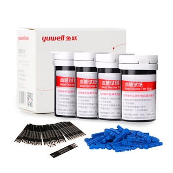 鱼跃 血糖试纸(100片试纸+100采血针) 适用于580/590型血糖仪