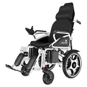 迈德斯特 电动轮椅老人智能全自动折叠轻便四轮残疾人代步车【180°自调平躺+双减震】801高靠背-12AH铅酸