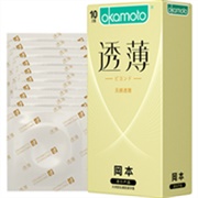 冈本避孕套男用计生用品套套安全套超薄无感透薄10片装成人用品 进口 产品 okamoto