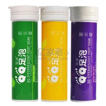 宣琪QQ足泡泡腾片10片*3支（老生姜薰+衣草+青柠檬）