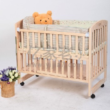 凯德氏婴儿床911W原木色