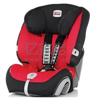 宝得适汽车座椅超级百变王(红黑色) 