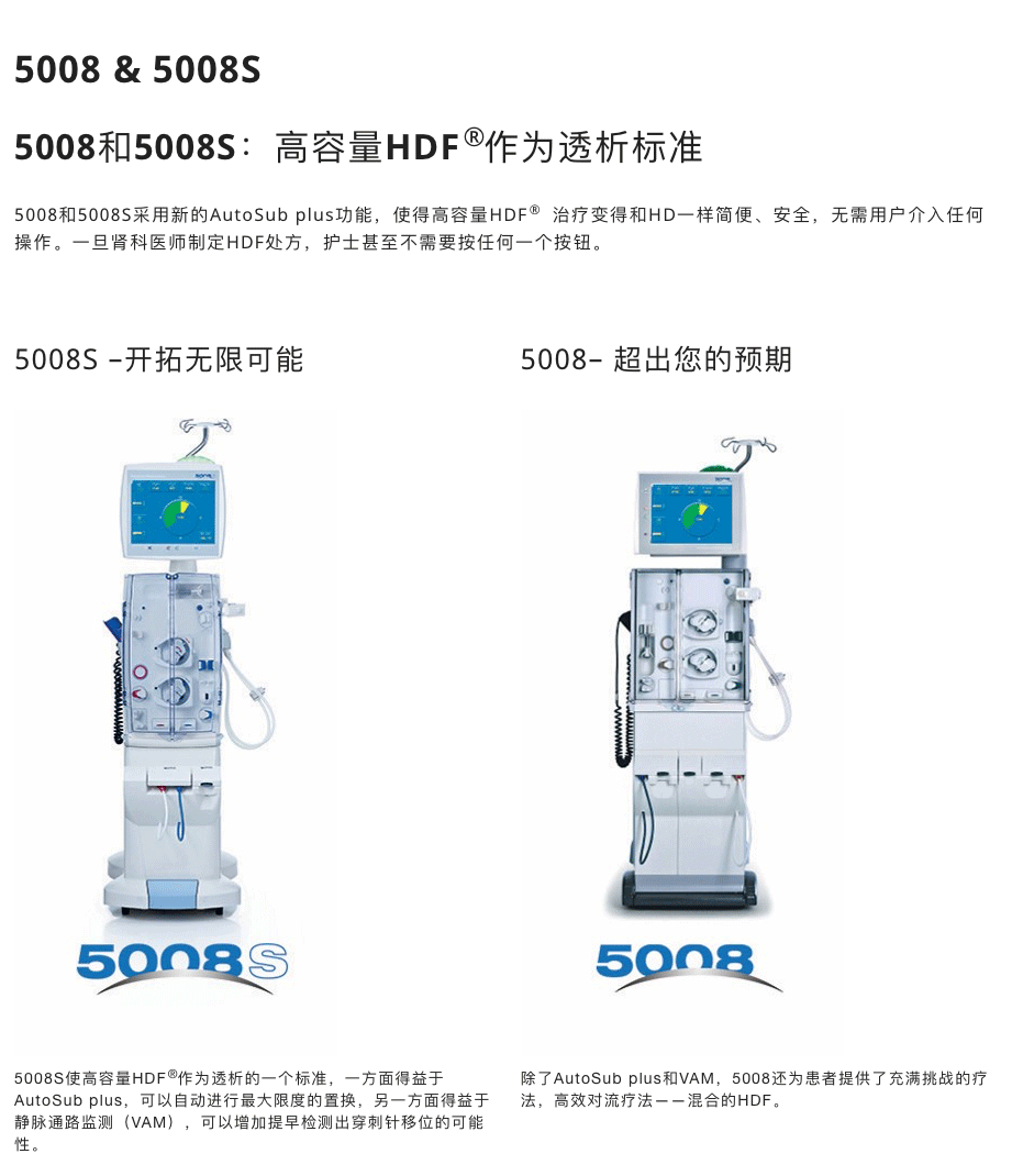 费森尤斯 血液透析机5008s