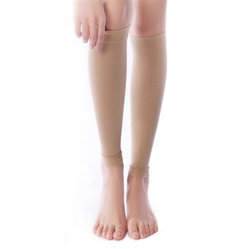荷畅 静脉曲张袜（束小腿）肤色M码 医用一级压力