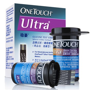 强生 稳捷血糖试纸25片 稳豪型 适用于倍优和倍易血糖仪